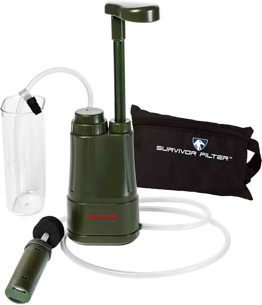 Portable Water Filter for Backpacking Hiking Camping