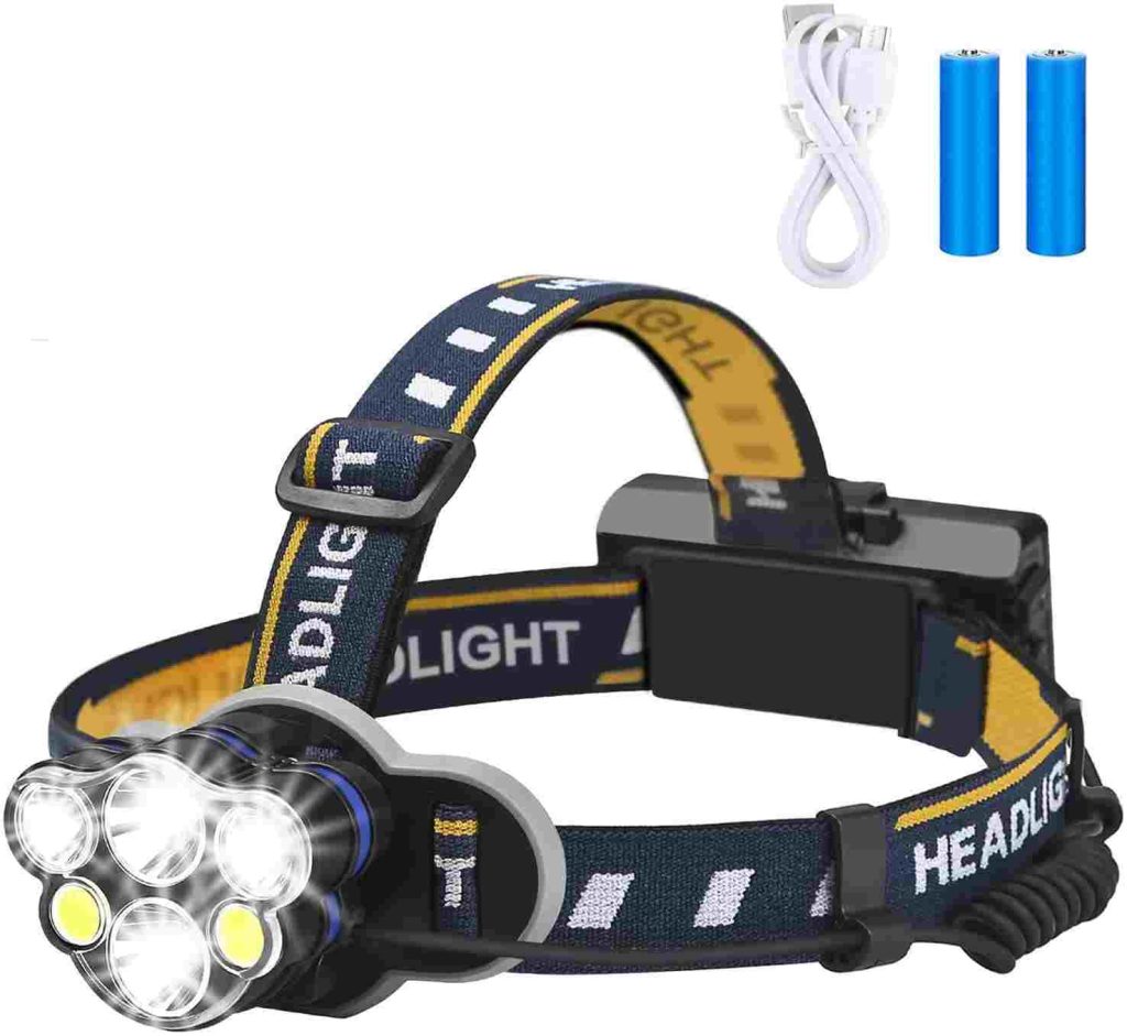 Headlamps for camping, trekking.10 hiking essentials 
