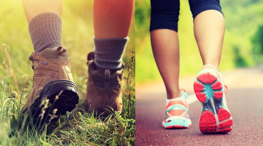 Difference Between Hiking Shoes and Running Shoes 