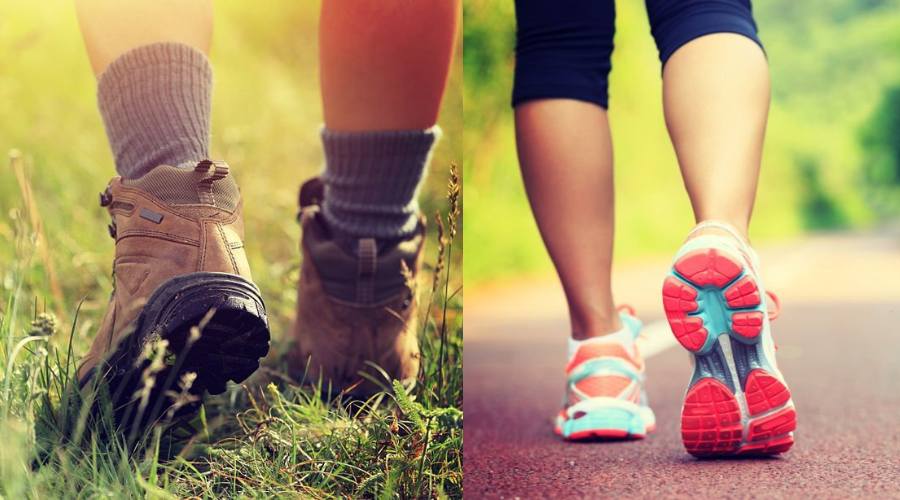 Difference Between Hiking Shoes and Running Shoes